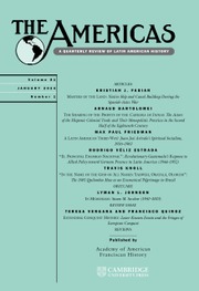 The Americas: A Quarterly Review of Latin American History